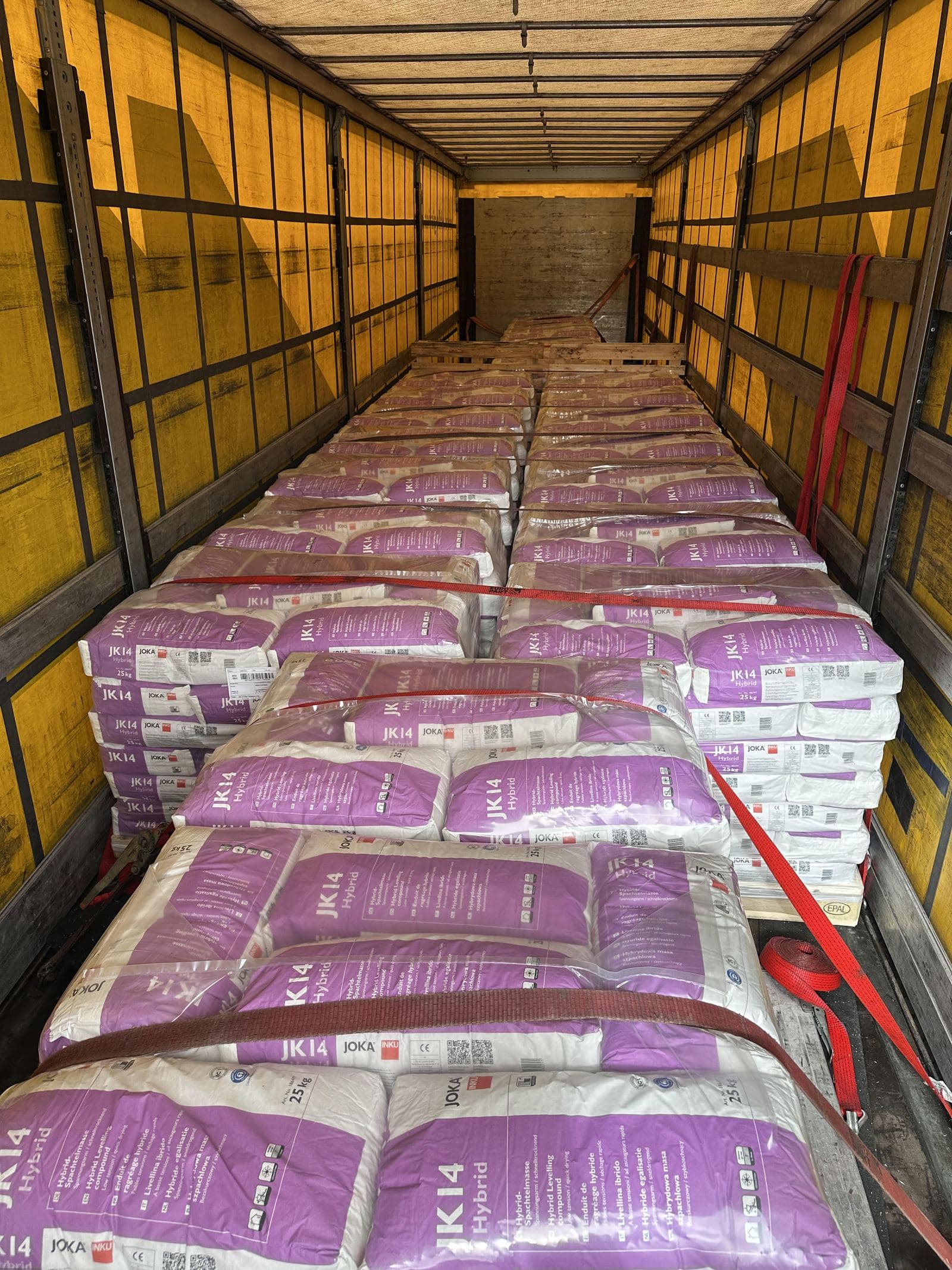 Palletized dry freight
